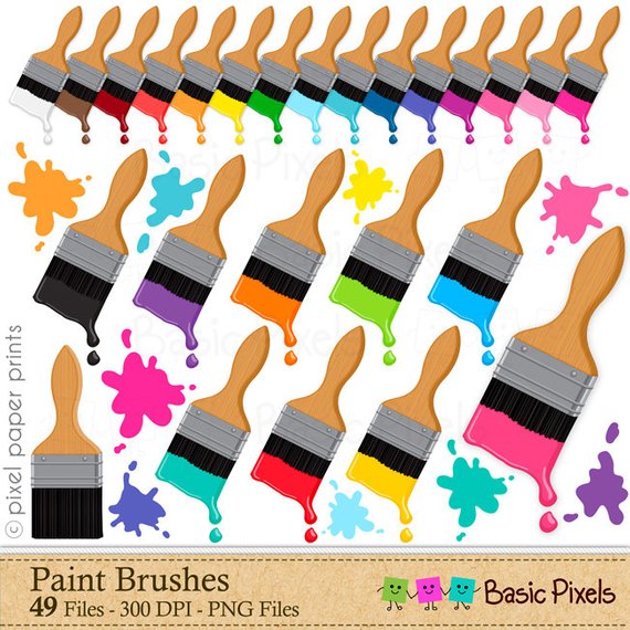 paintbrush clipart painting party