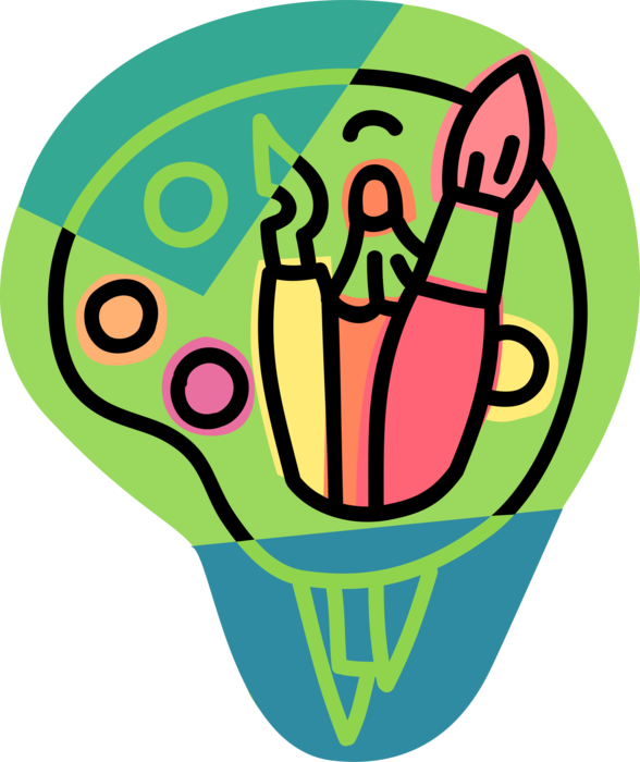 paintbrush clipart visual art