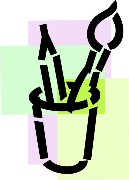 paintbrush clipart visual art