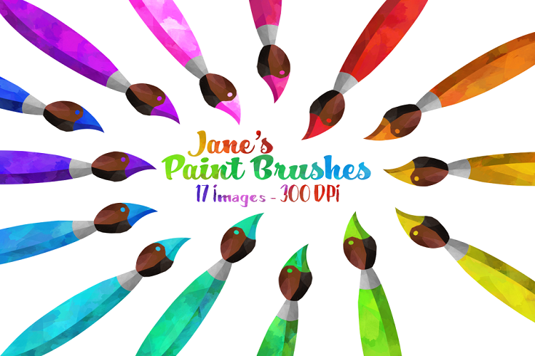 Paintbrush clipart watercolor. Paintbrushes 