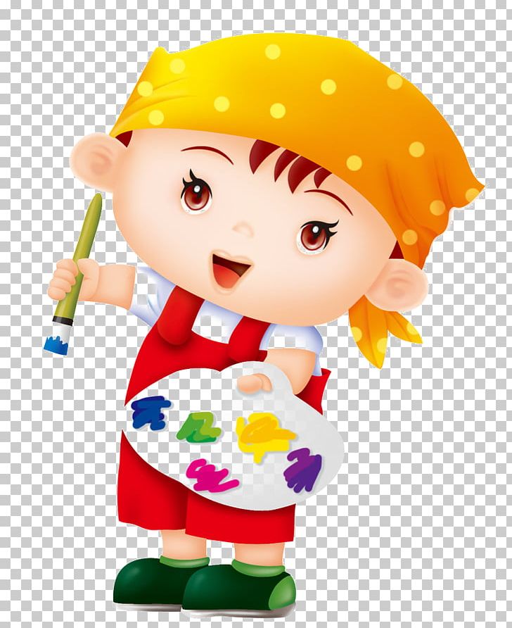 painter clipart baby
