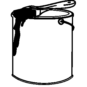 Painter clipart bucket. Paint free download best