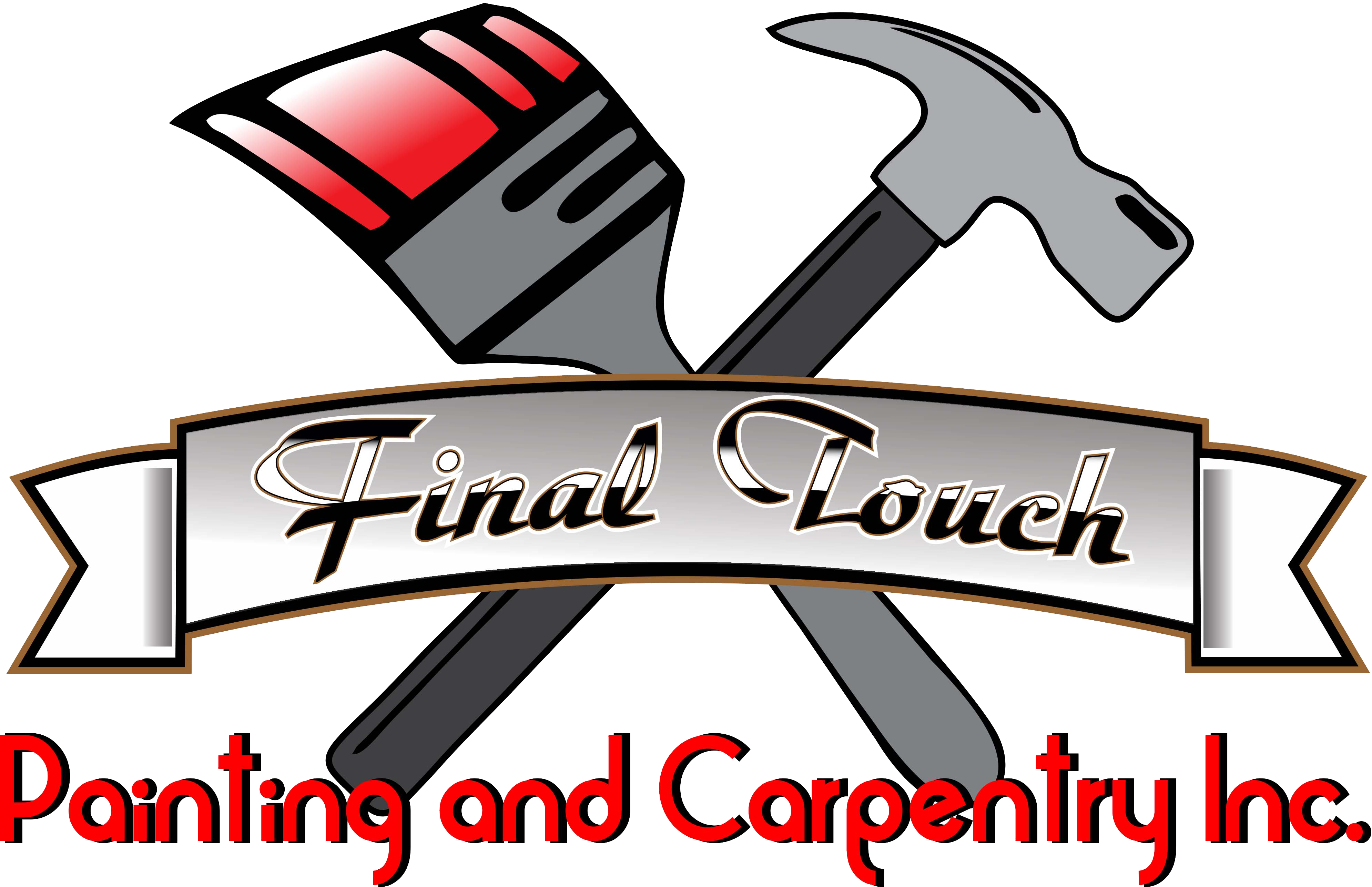 Final touch painting and. Painter clipart carpenter