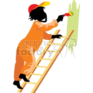 painter clipart ladder clipart