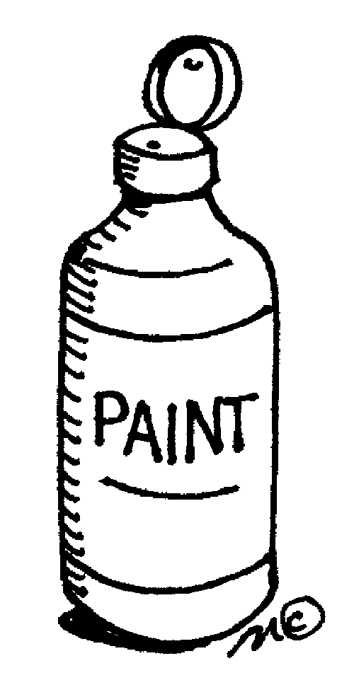 painter clipart paint bottle