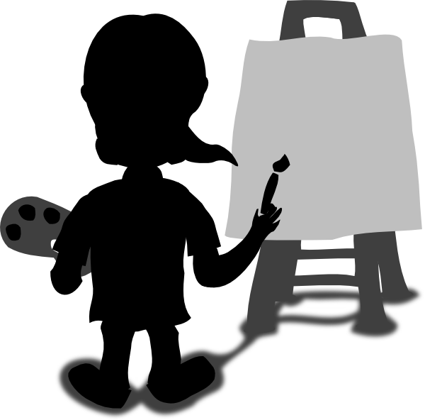 Painter clipart person painting, Painter person painting Transparent