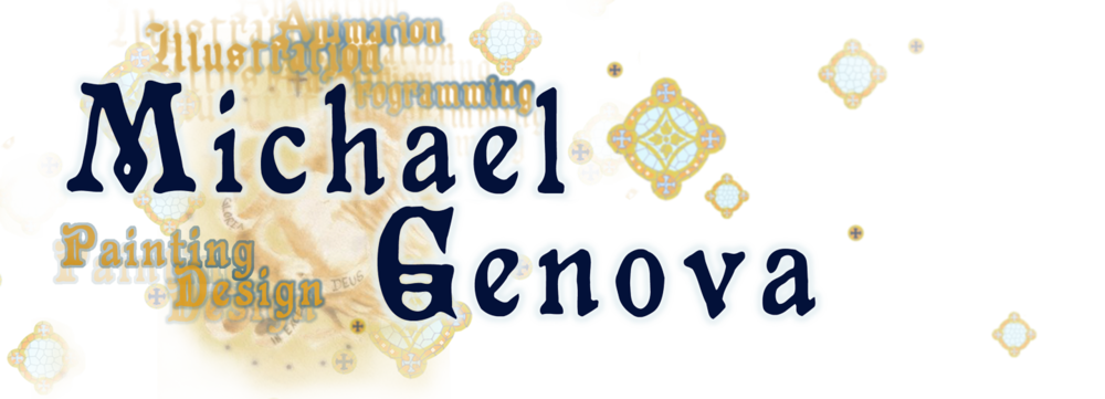 Michael genova and illustration. Painting clipart art subject