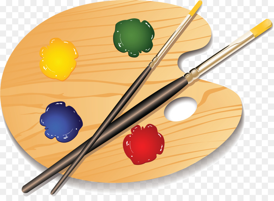 Brush png download free. Painting clipart color palette