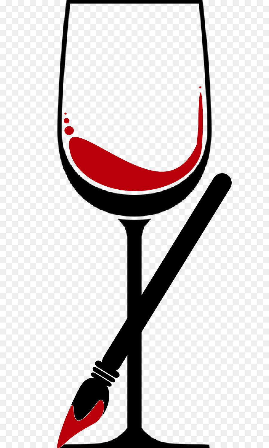 Wine art drawing transparent. Painting clipart glass painting