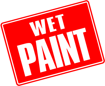 painting clipart wet paint