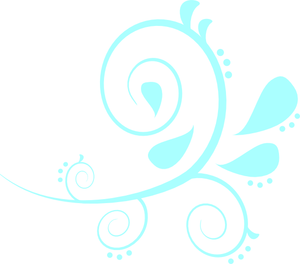 paisley clipart teal