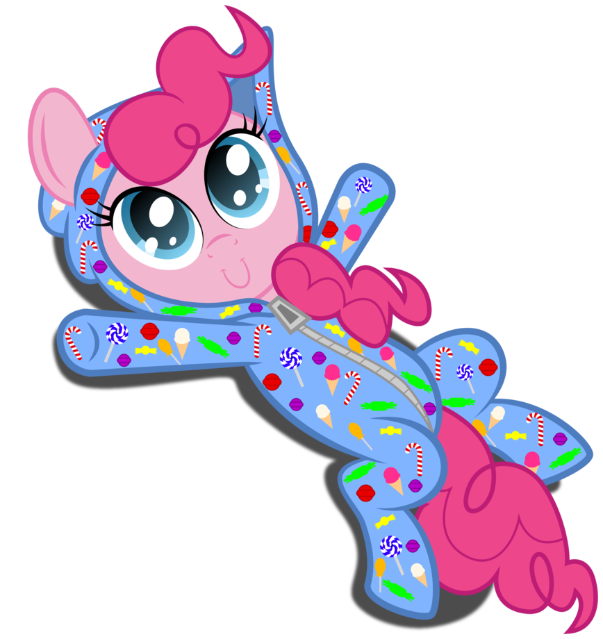 Pajama clipart footie pajamas. Sweet little pinkie pie