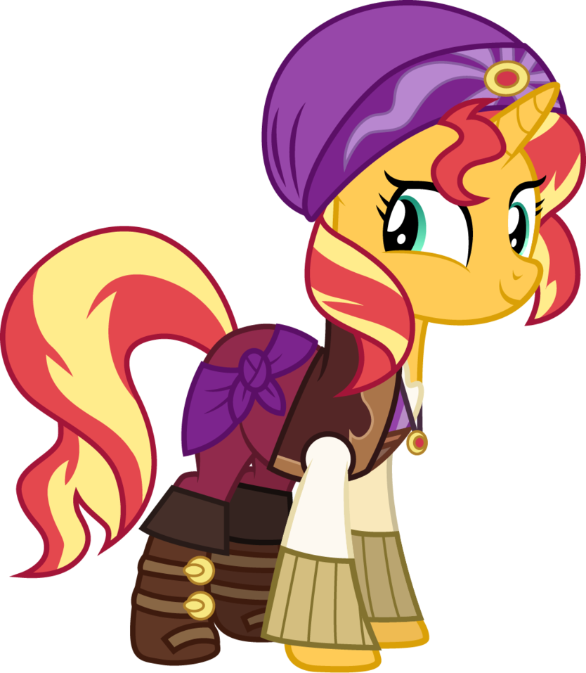 Pajama clipart movie. Magic sunset shimmer by
