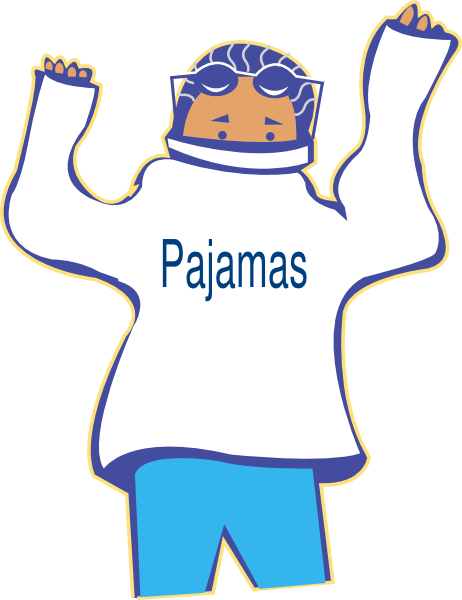 pajama clipart night clothes