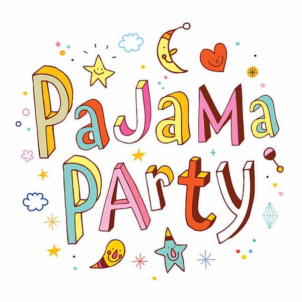 pajamas clipart pajama party