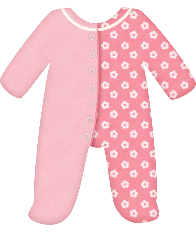 pajama clipart pink baby stuff