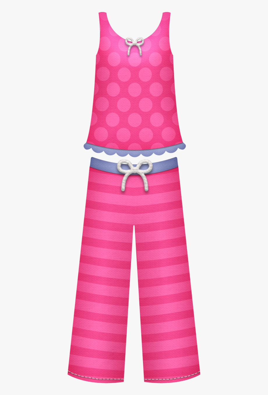 pajama clipart pink pajamas