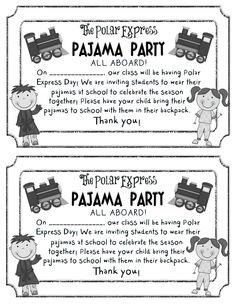 pajama clipart polar express