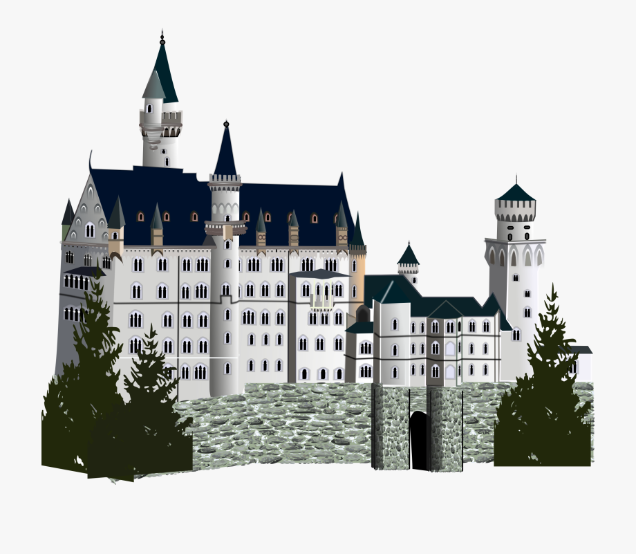 palace clipart big castle