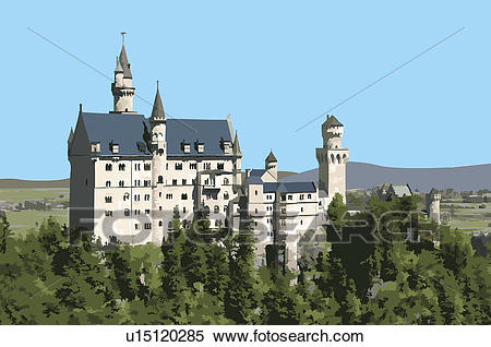 palace clipart castle german