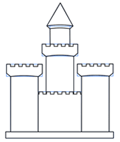 palace clipart easy