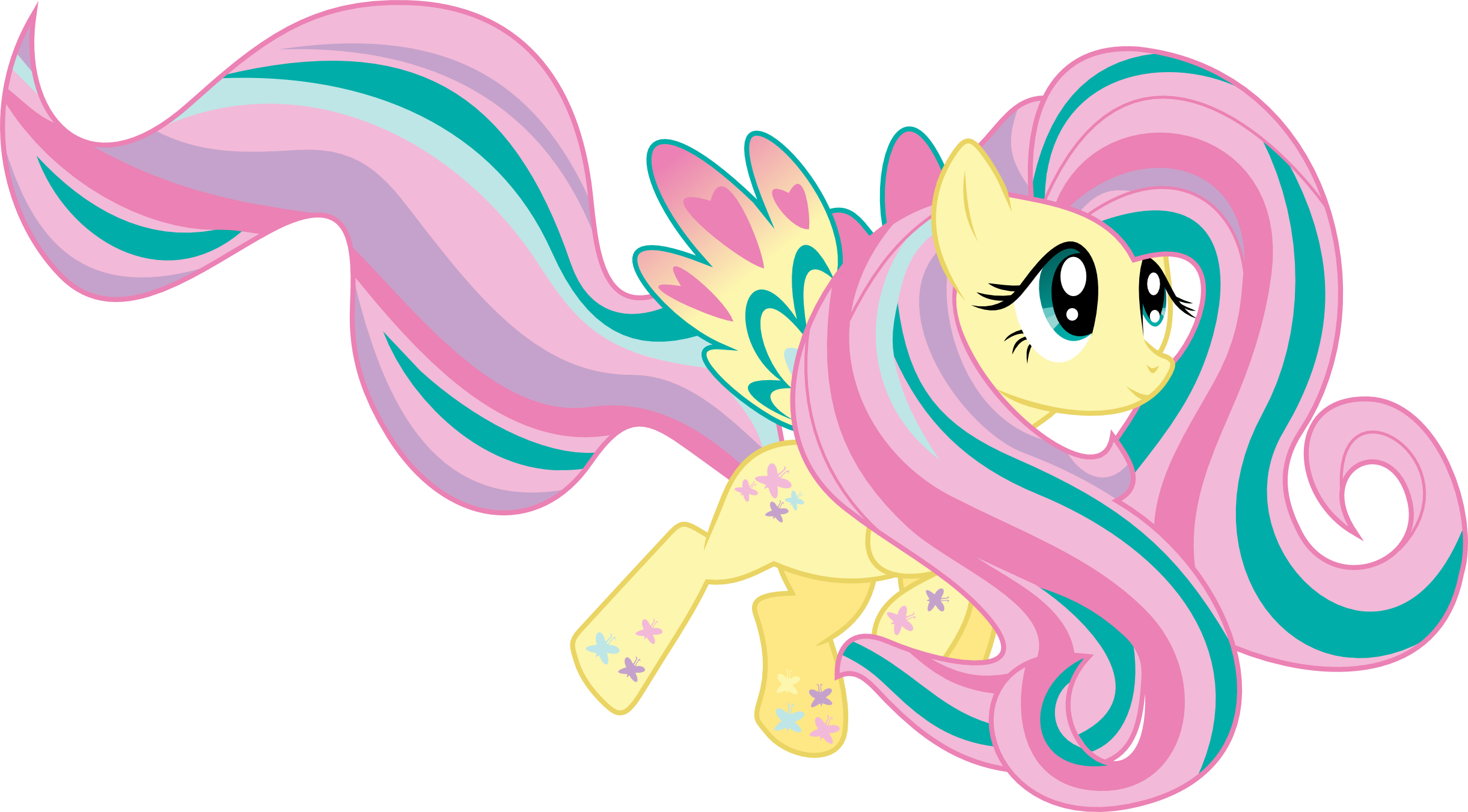 Power fluttershy by whizzball. Palace clipart rainbow