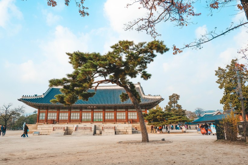 palace clipart temple korea