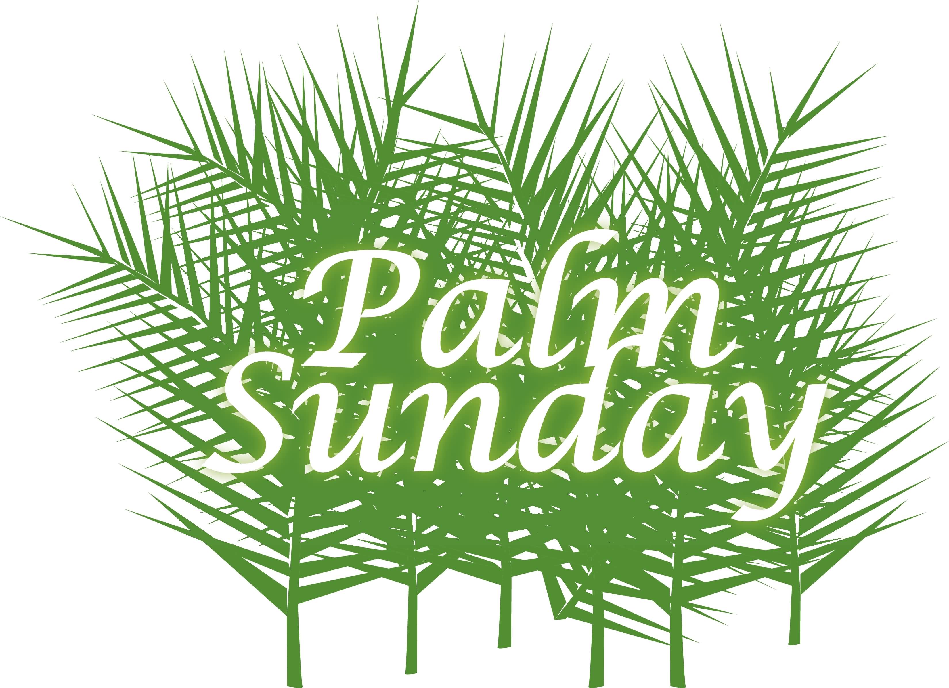 Palm clipart hosanna in high. Sunday to the king