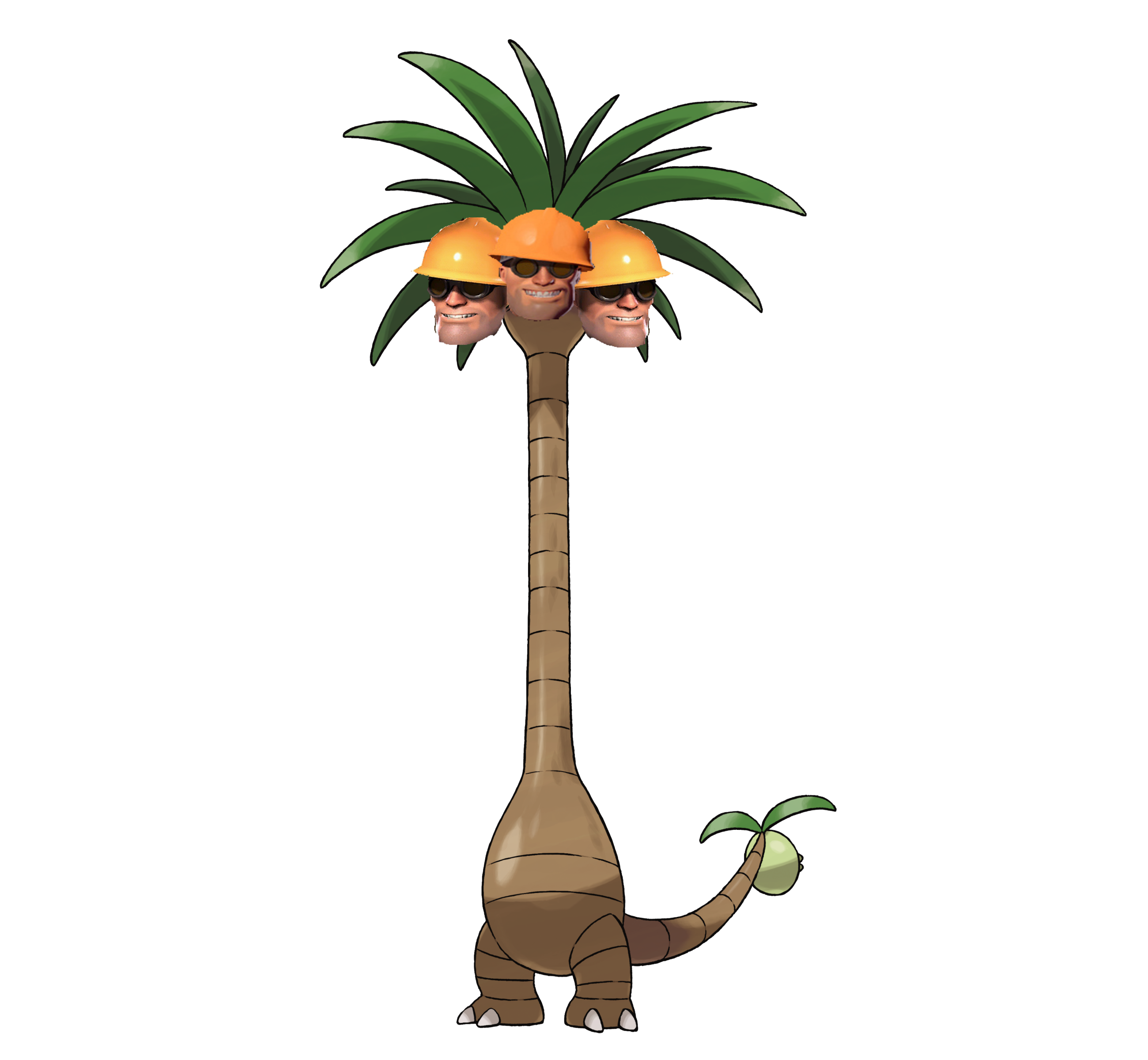 Nope alola exeggutor know. Palm clipart pineapple