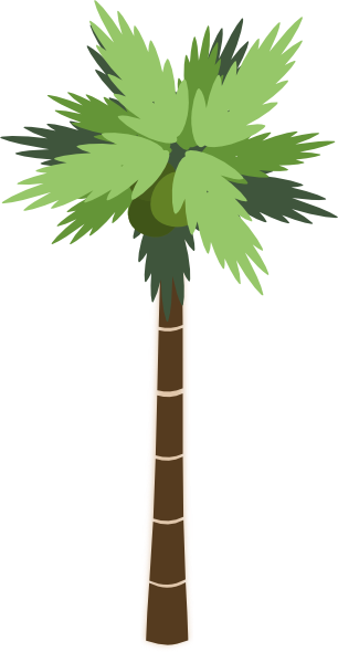 palm clipart skinny tree