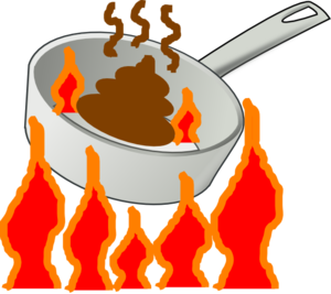 pan clipart hot frying pan