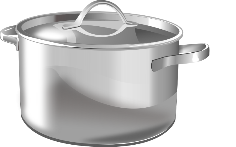 pan clipart stainless steel