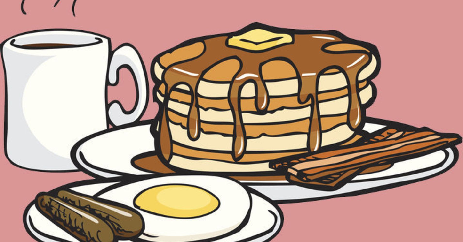 pancakes clipart cooked breakfast