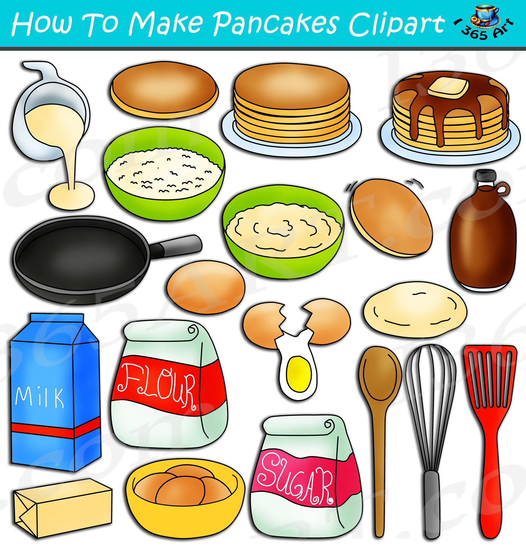 pancakes clipart pancake batter