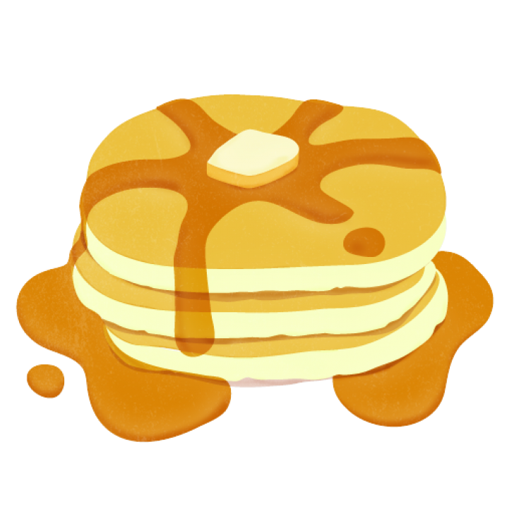 pancakes clipart cute