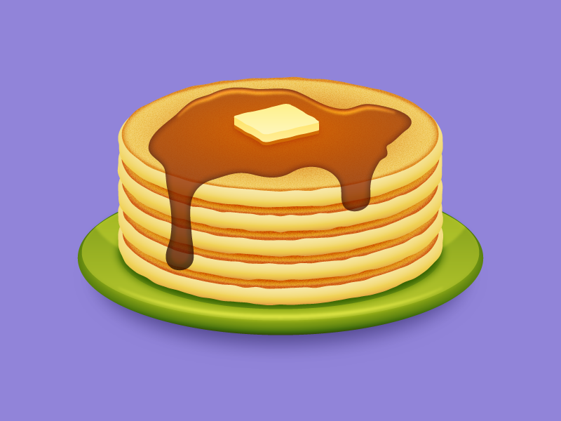 pancakes clipart full stack