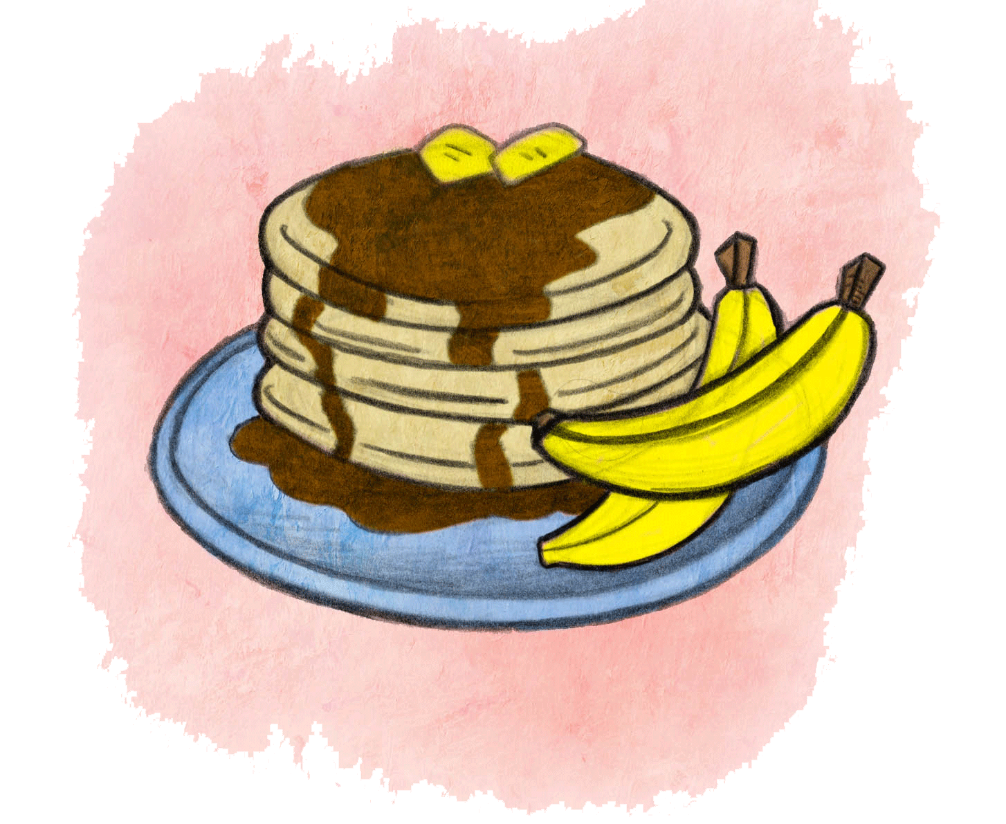 pancakes clipart men's breakfast