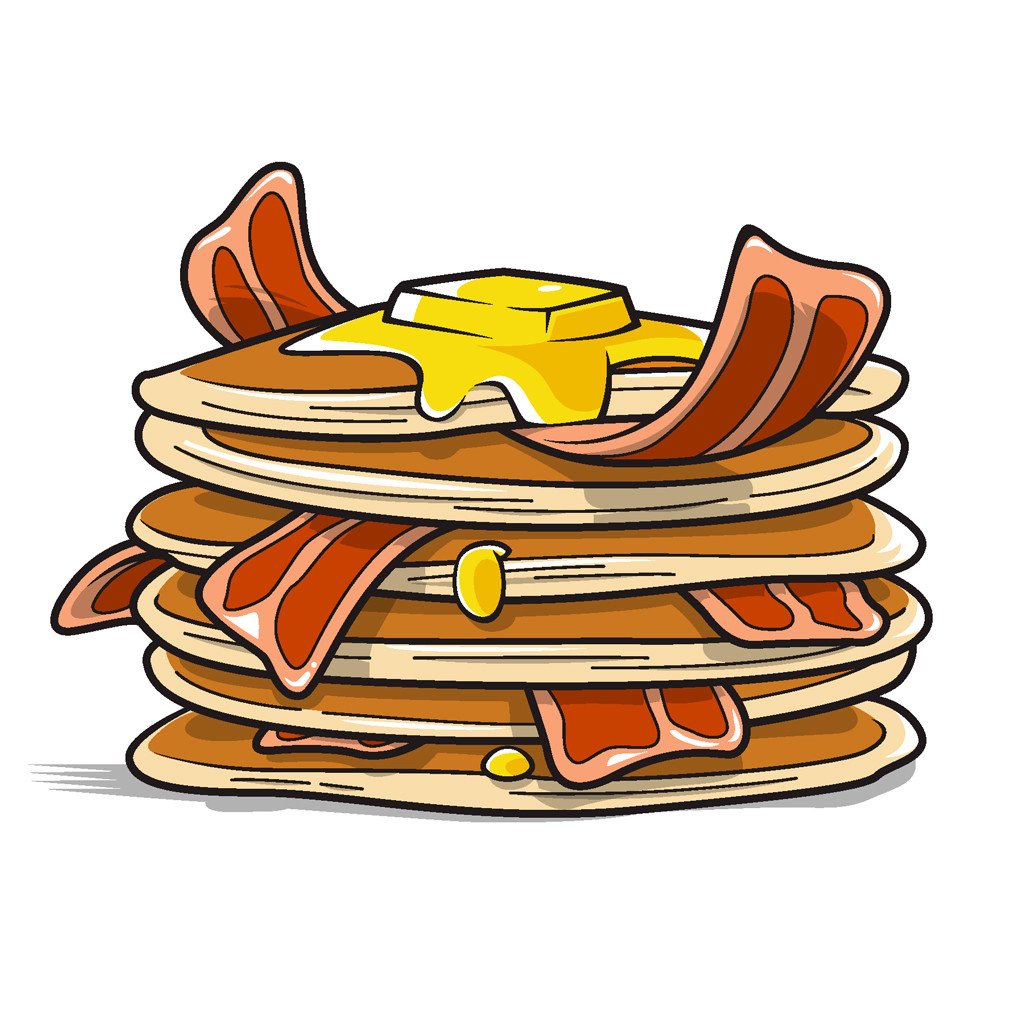 Joshua budich pancakes makin. Pancake clipart pancake bacon
