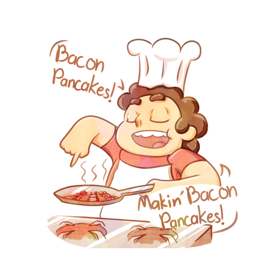 Makin pancakes steven universe. Pancake clipart pancake bacon