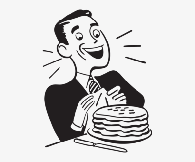 Pancake clipart pancake man. Eating png dlpng com