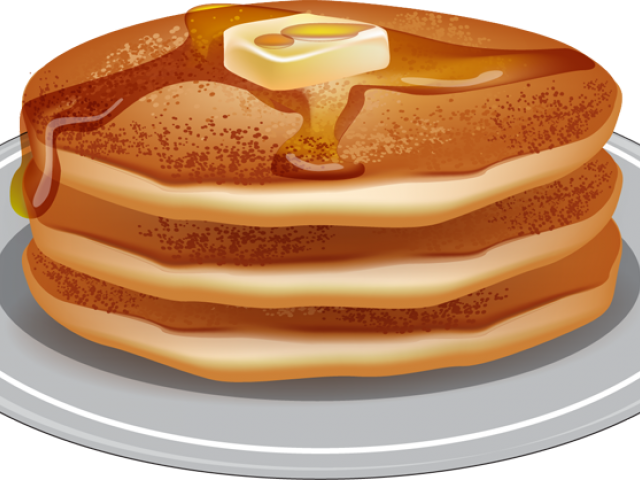 pancakes clipart outline