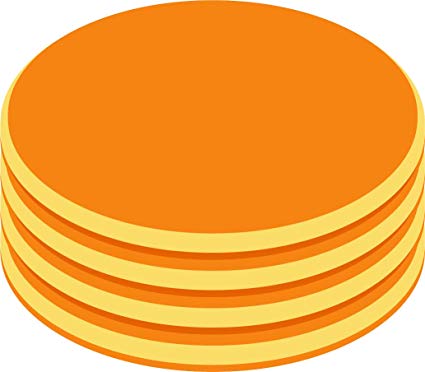Pancake clipart plain. Amazon com simple yummy