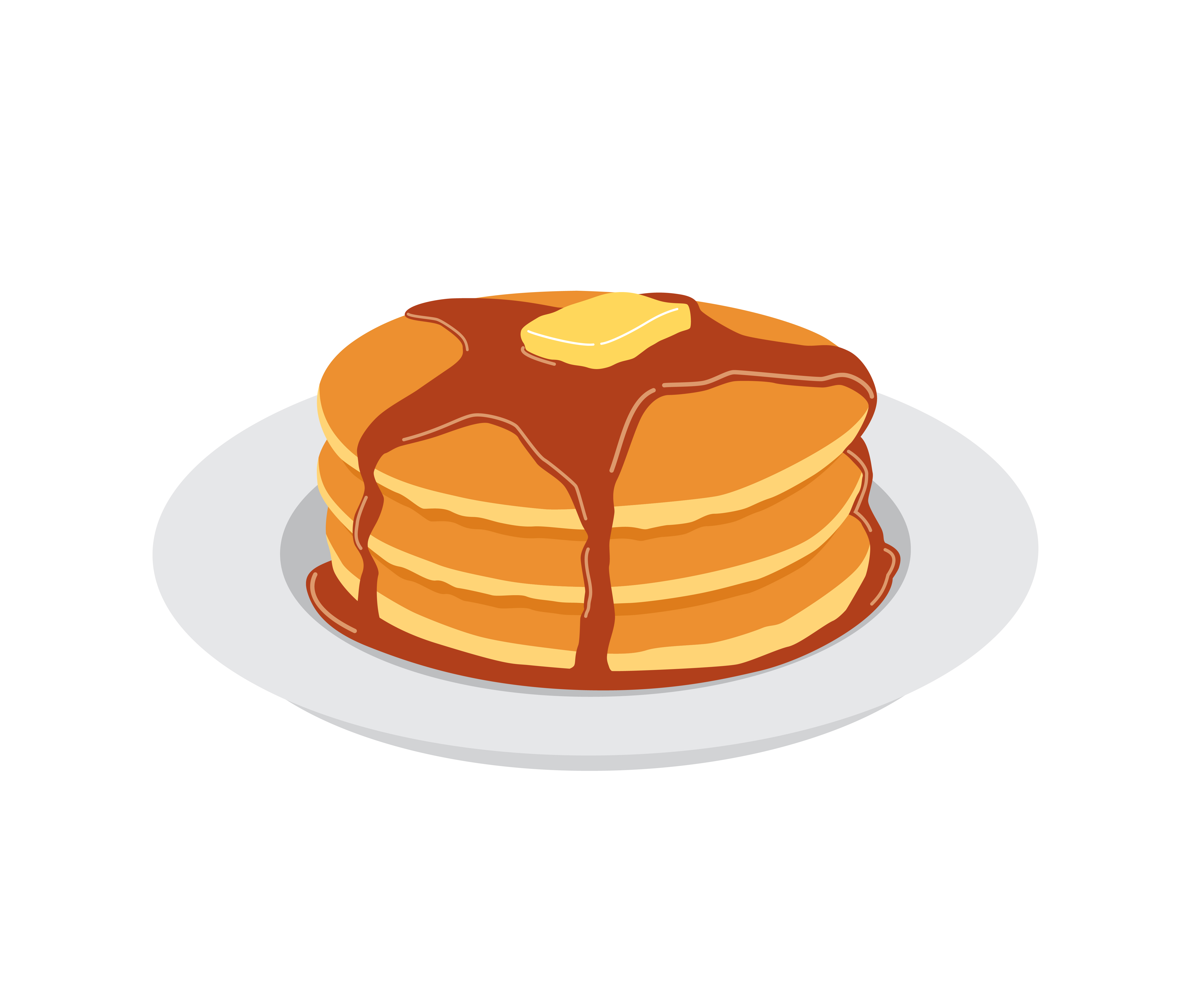 Pancake clipart plate pancake. Pancakes with butter and
