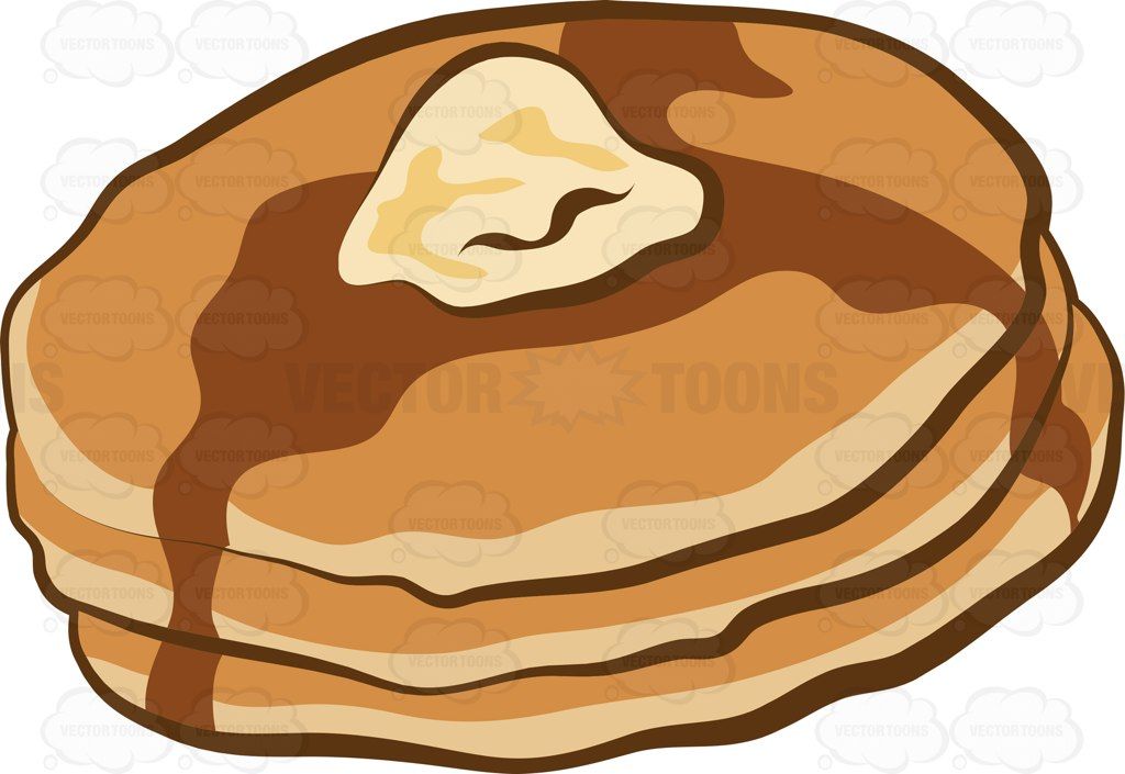 Stacks of for breakfast. Pancake clipart stack pancake