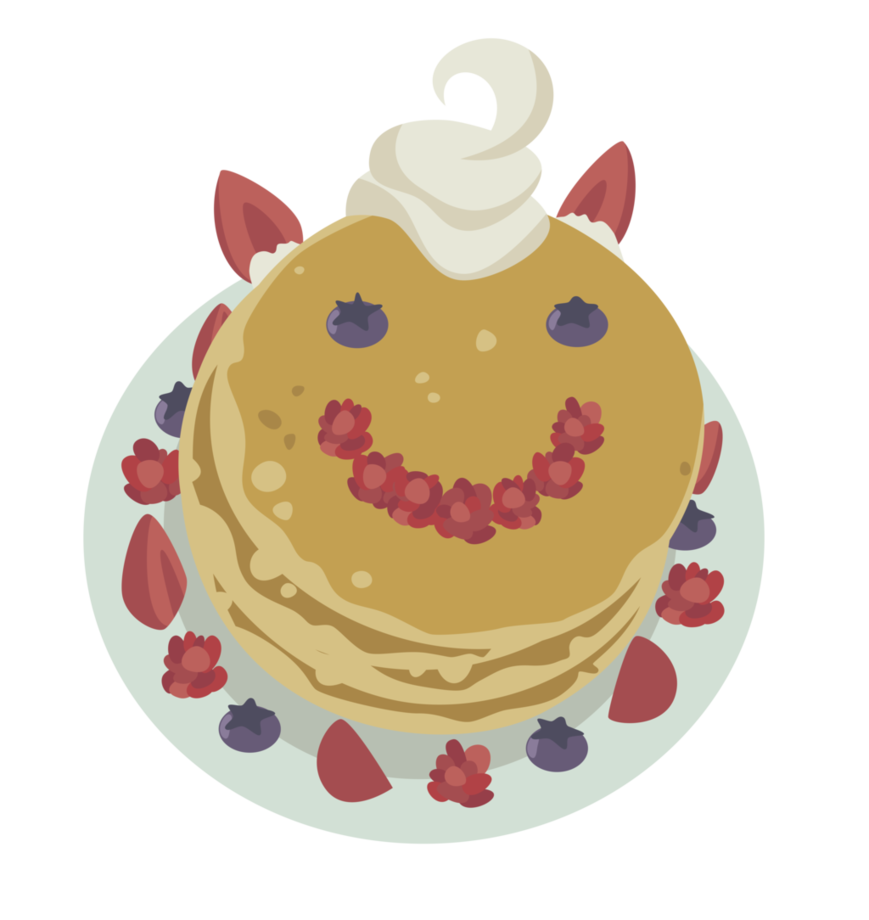 pancakes clipart vector