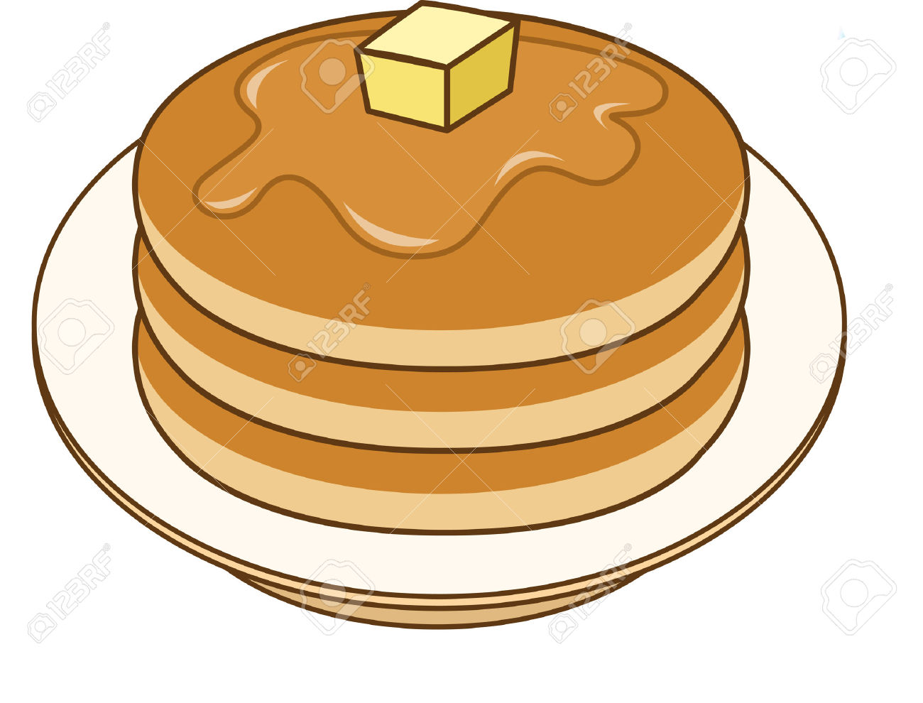 Pancake drawing at getdrawings. Pancakes clipart