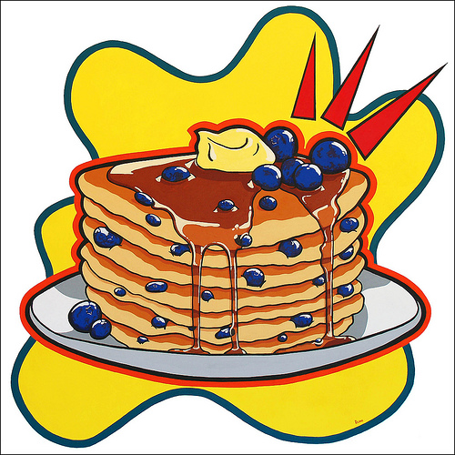 pancakes clipart cartoon
