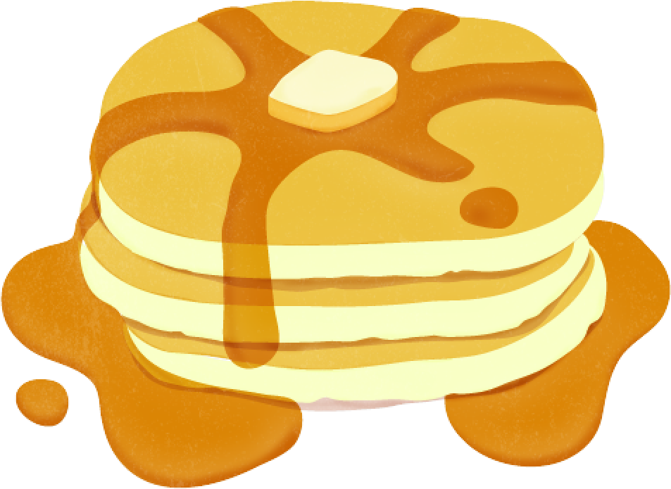 pancakes clipart rolled pancake