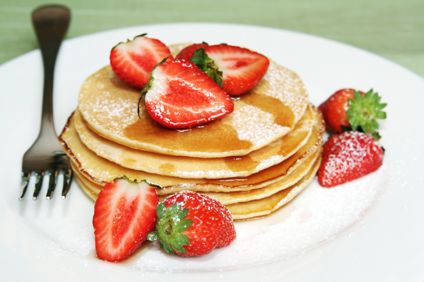 pancakes clipart strawberry pancake