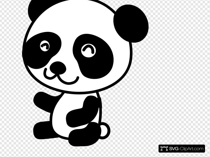 Cartoonish Panda Clip Art Clipart Panda Free Clipart - vrogue.co